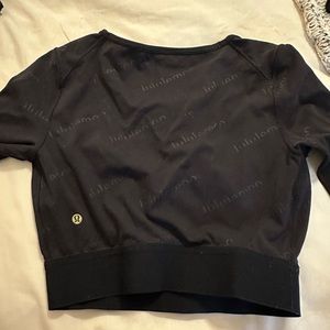 Lululemon wunder train cropped long sleeve